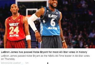 科比全明星得票,传奇归来，票王荣耀再续
